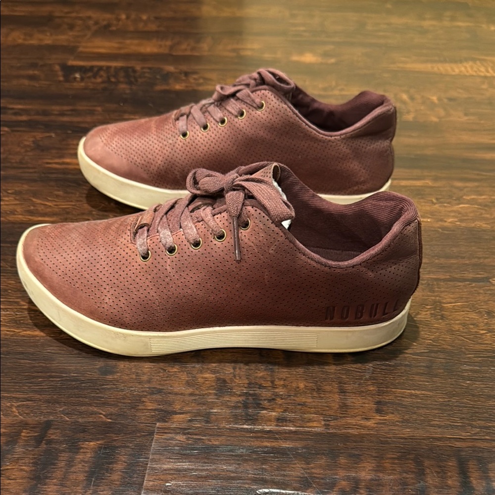 NOBULL Men's/Women (Unisex) Dark Burgundy Sneakers